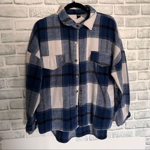 Blue flannel
